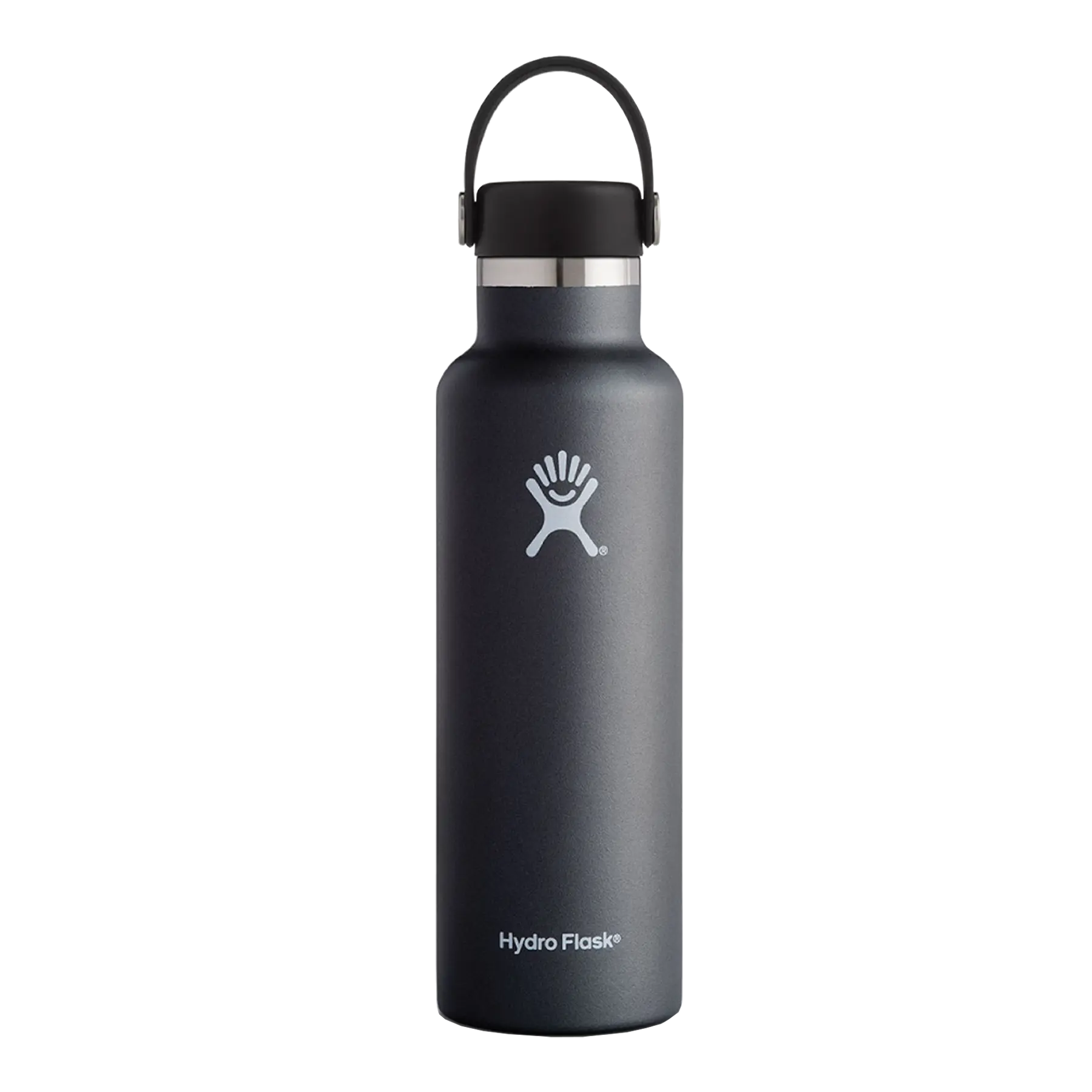 Personalized Hydro Flask 21 oz Standard Mouth Bottle | Black