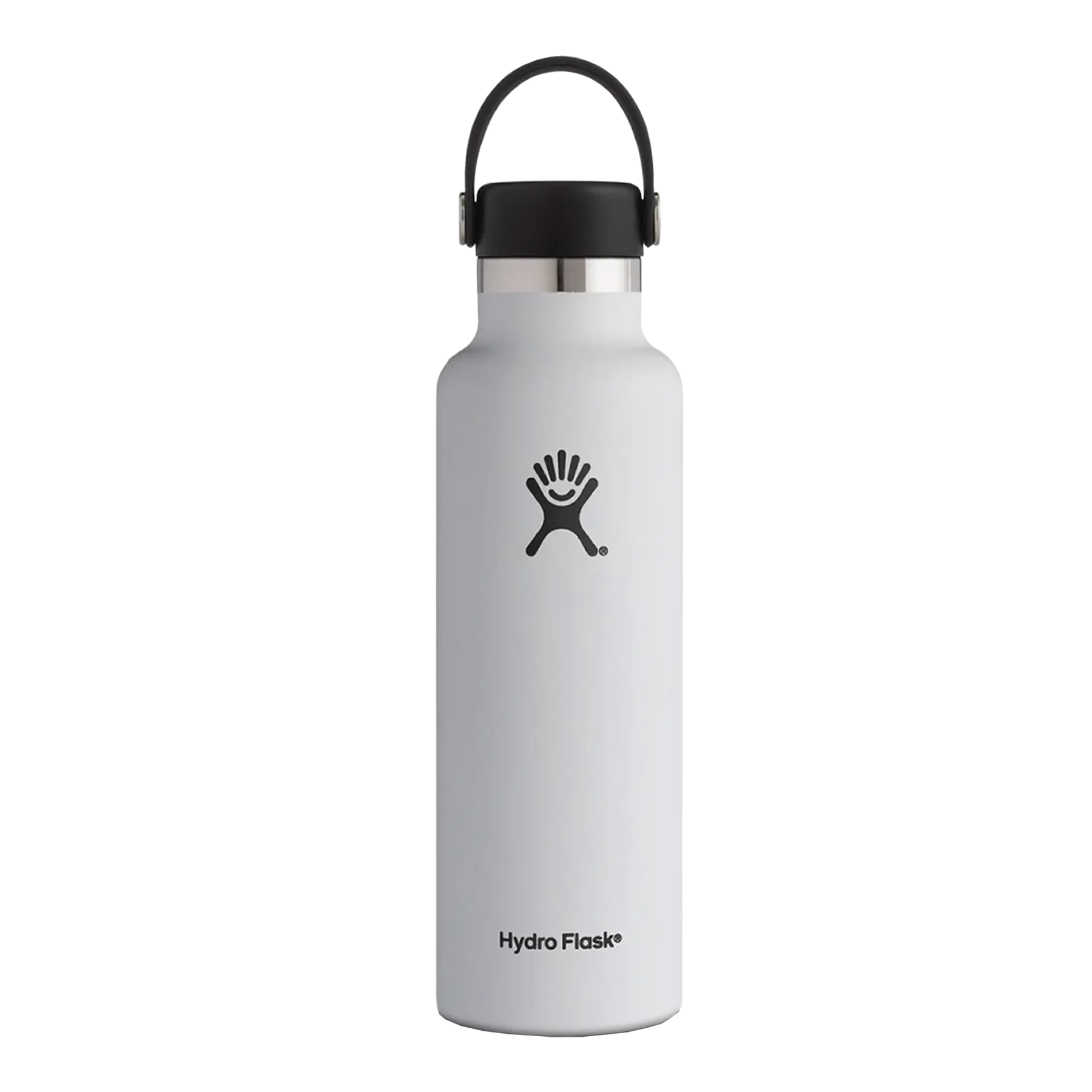 Personalized Hydro Flask 21 oz Standard Mouth Bottle | White